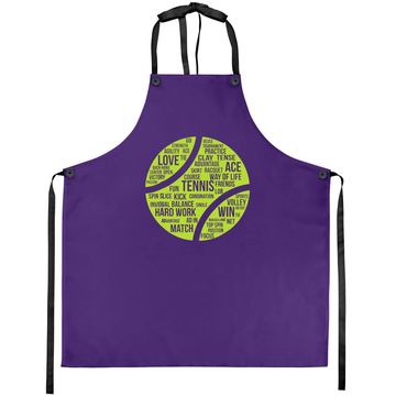 Discover Tennis Quote Apron