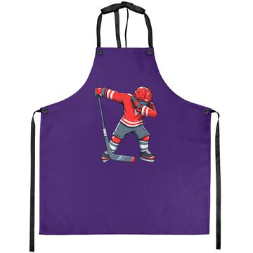 Discover Ice Hockey Dab Apparel, Dabbing Player Youth Apron