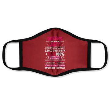 Discover Queens Are Born In July Face Mask