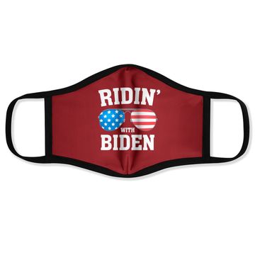 Discover Joe Biden Kamala Harris 2020 - Ridin' With - Liberal Face Mask