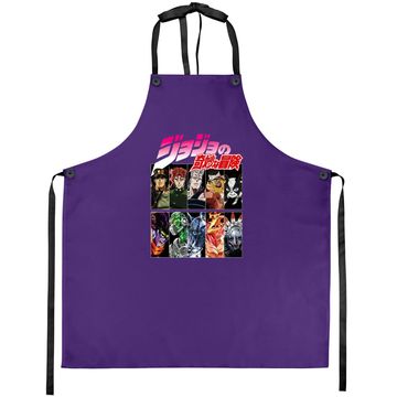Discover Jojo's Bizarre Adventure Summer Cool Short Sleeve Classic Tt Apron