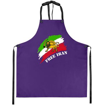 Discover Free Iran Flag With Lion Apron