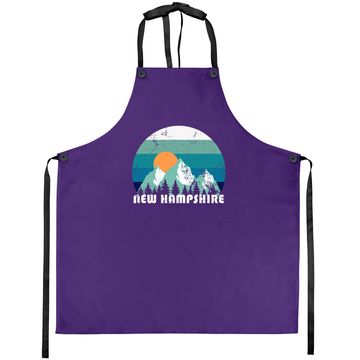 Discover New Hampshire State Retro Apron