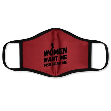 Discover Want Me Fish Fear Me Face Mask