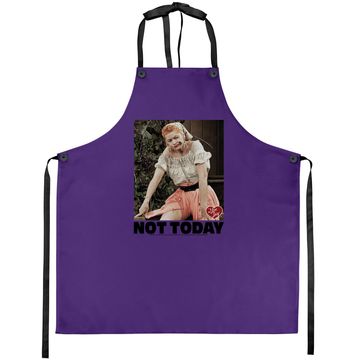 Discover I Love Lucy Apron Not Today Black Apron