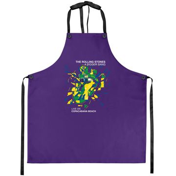 Discover Rolling Stones A Bigger Bang Bursting Tongue Logo Apron