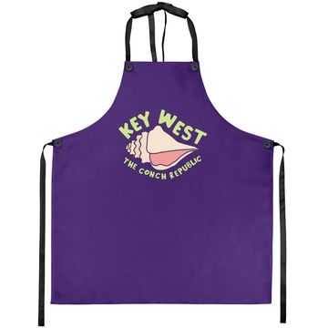 Discover Key West Conch Florida Keys Gift Seceded Conch Apron