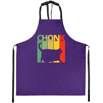 Discover Chonk Cat Meme Apron | Funny Chonk Big Chungus Apron
