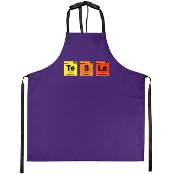 Discover Tesla Periodic Table Te S La Apron