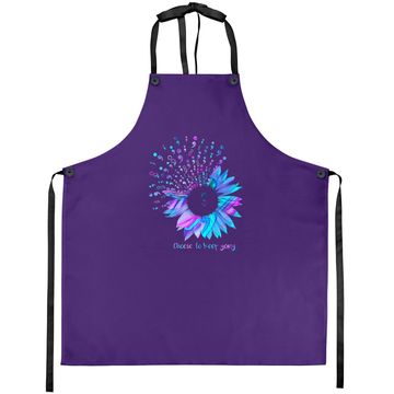 Discover Suicide Prevention Awareness Choose To Keep Going Sunflower Apron