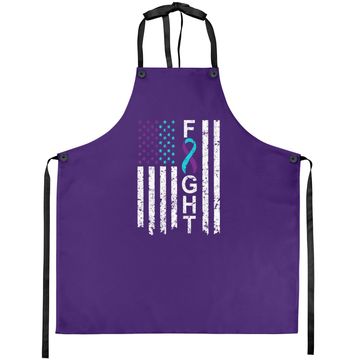 Discover Suicide Prevention Awareness Apron American Flag Distress Apron