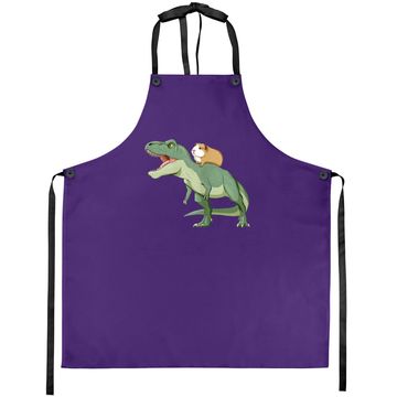 Discover Pig Riding T Rex Dinosaur Apron