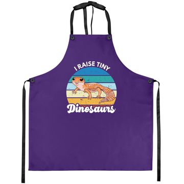Discover I Raise Tiny Dinosaurs Leopard Gecko Mom Dad Reptile Apron