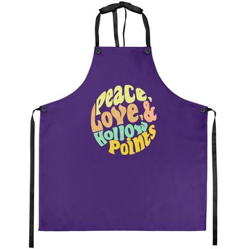 Discover Peace Love And Hollow Points Apron