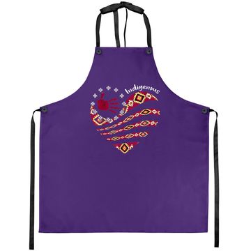 Discover Indigenous Woman Native American Strong Apron