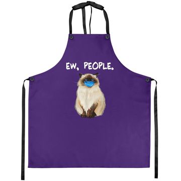 Discover Ew People Cat Wearing Face Mask Apron
