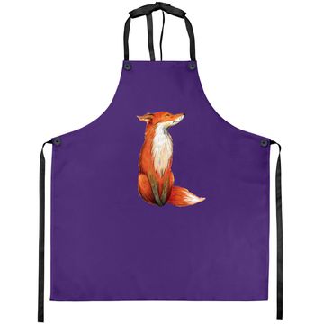 Discover Watercolor Fox Apron