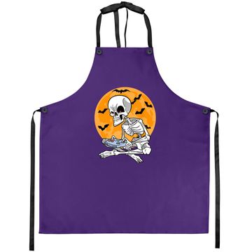 Discover Gaming Skeleton Gamer Controller Halloween Apron