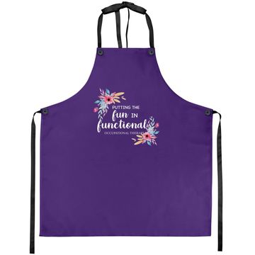 Discover Occupational Therapy Apron Ot Floral Therapist Apron