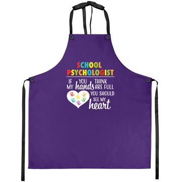 Discover School Psychologist Heart Apron