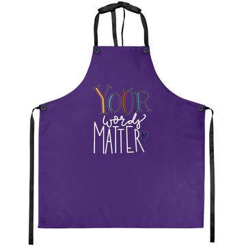 Discover Your Words Matter Speech Therapy Language Pathologist Apron