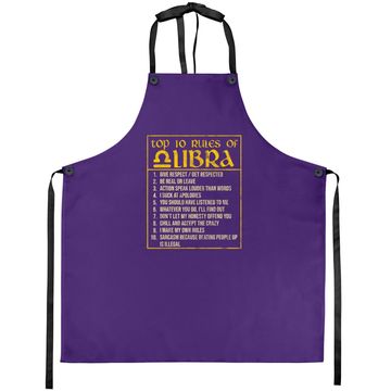 Discover Top 10 Rules Libra Horoscope Birthday Apron