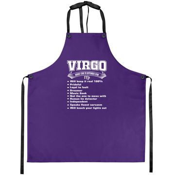 Discover Virgo Facts Zodiac Sign Horoscope Apron