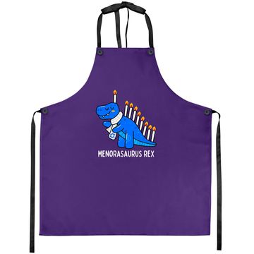 Discover Hanukkah Dinosaur Menorasaurus T Rex Dino Chanukah Boys Gift Apron