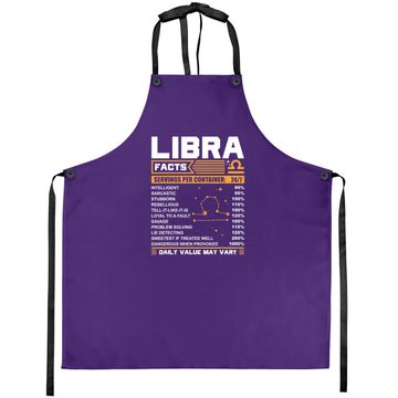 Discover Libra Birthday Facts Apron
