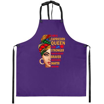 Discover Capricorn Queen Birthday Apron