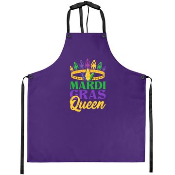 Discover Costume Carnival Gift Queen Mardi Gras Apron