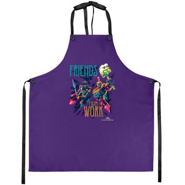 Discover Marvel Thor Ragnarok Working Friends Neon Blast Apron