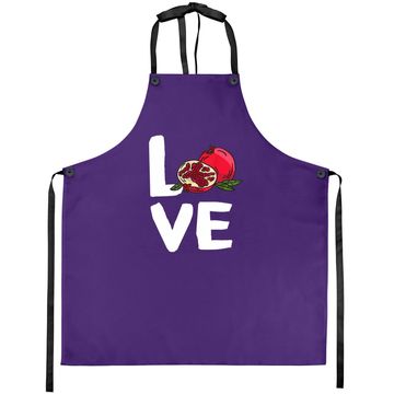 Discover I Love Pomegranate Kawaii Fruit Apron