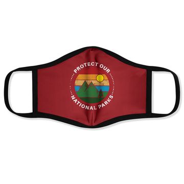 Discover Protect Our National Parks - Nature Lover National Parks Face Mask