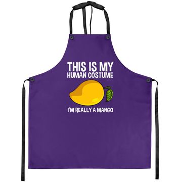 Discover This Is My Human Costume Mango Fruit Apron
