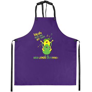 Discover Lemon On A Pear Meme Foodie Apron