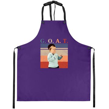 Discover Vintage Goat Mma Hasbulla Fighting Meme Customized Handmade Apron