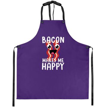 Discover Bacon Makes Me Happy Apron