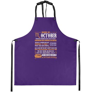 Discover Born In October Scorpio Apron