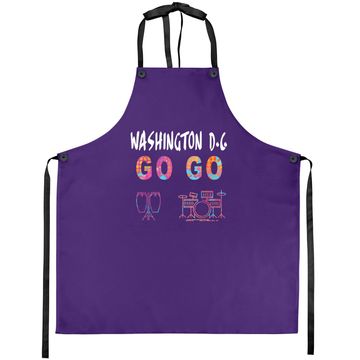 Discover Washington D.c Go Go Music Lover Gift Apron