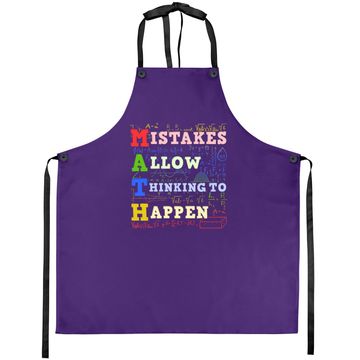 Discover Math Teacher Math Student Mathematics Apron