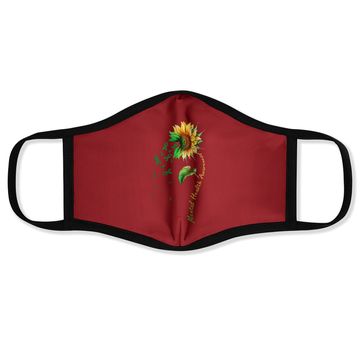 Discover Mental Health Awareness Sunflower Face Mask