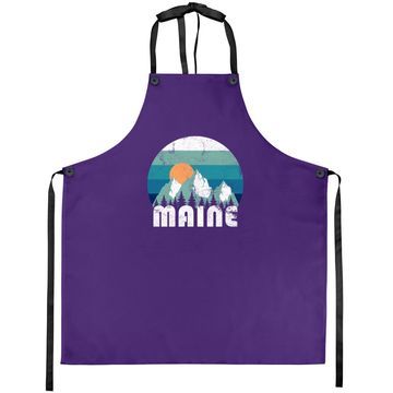 Discover Maine State Retro Vintage Apron