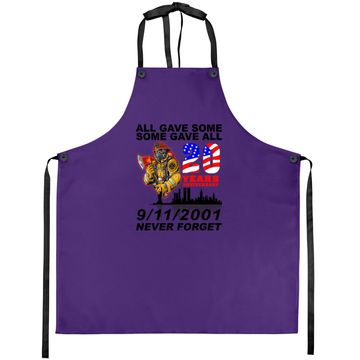 Discover Never Forget 9-11-2001 20th Anniversary Firefighters Apron