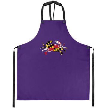 Discover Maryland Crab State Pride Flag Apron