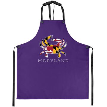 Discover Maryland State Flag Classy Apron