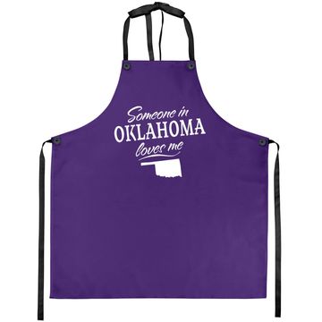 Discover Someone In Oklahoma Loves Me Apron