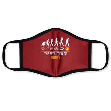 Discover Bitcoin Face Mask Evolution Of Money Face Mask Cryptocurrency Face Mask