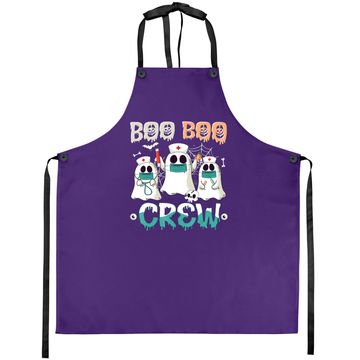Discover Boo Boo Crew Nurse Halloween Ghost Costume Matching Apron