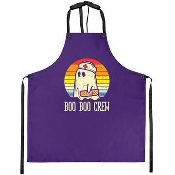 Discover Boo Boo Crew Nurse Halloween Apron